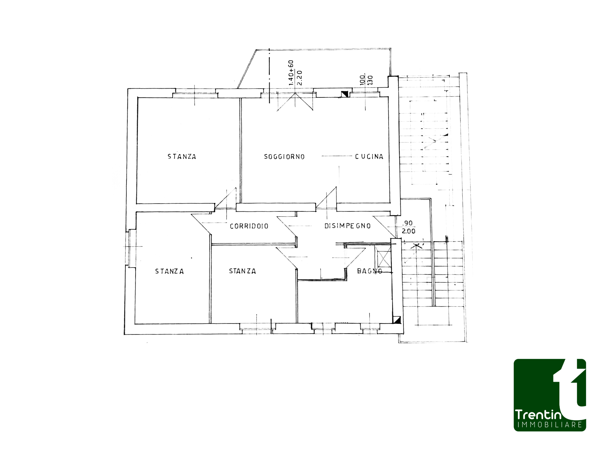 SPAZIOSO TRE STANZE CON BALCONE