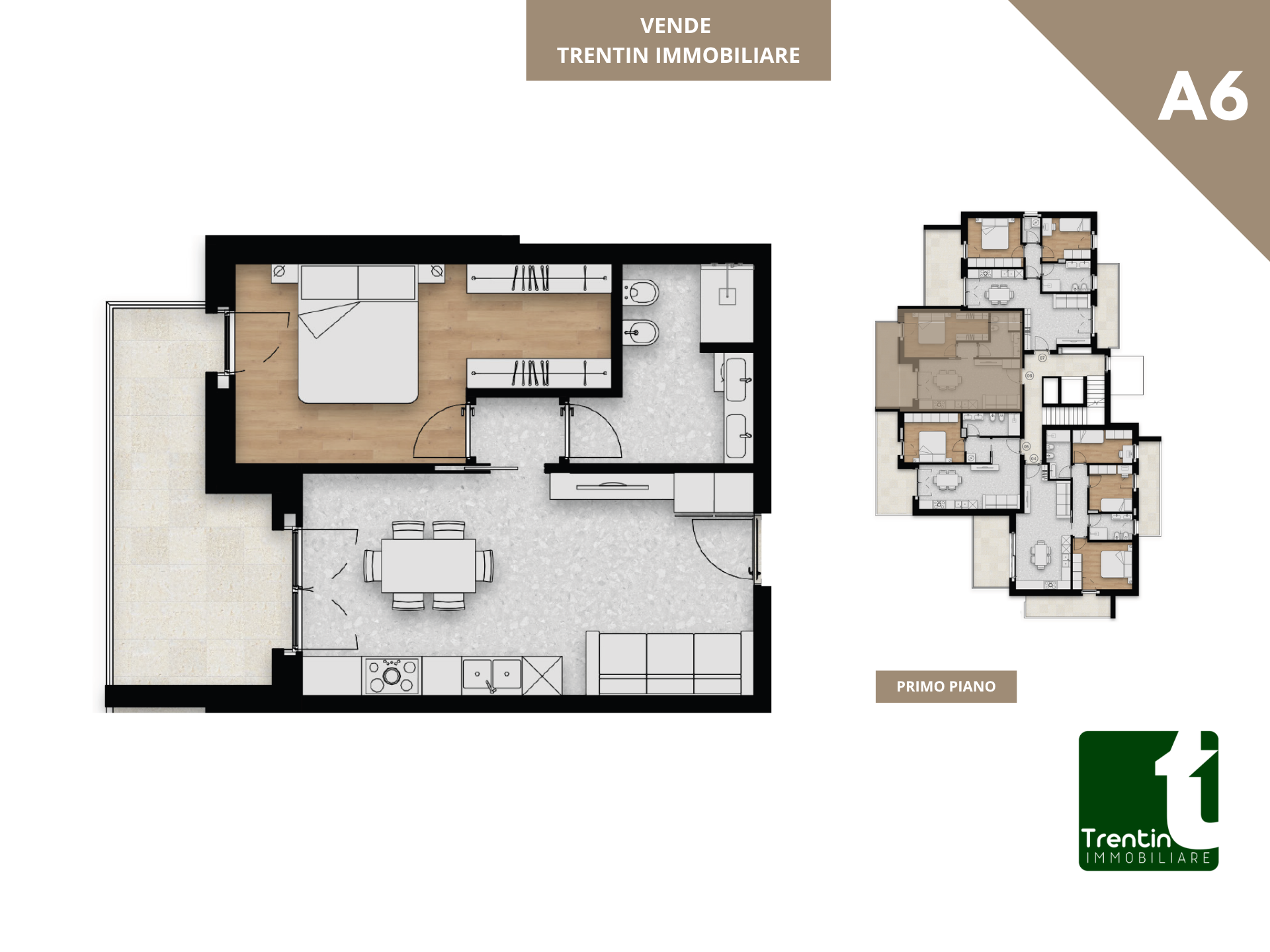 NUOVO MINIAPPARTAMENTO CON TERRAZZO