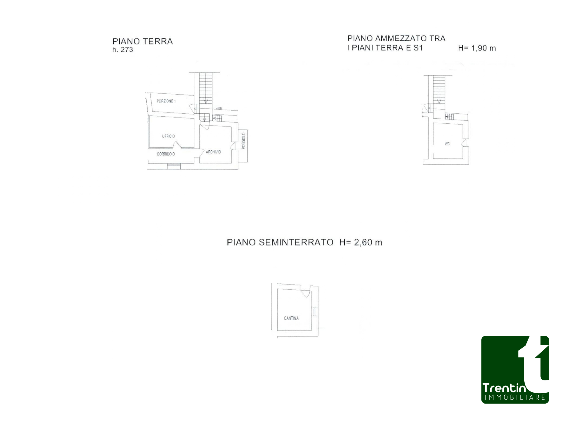 AMPIA PORZIONE DI CASA CON UFFICIO E GARAGE